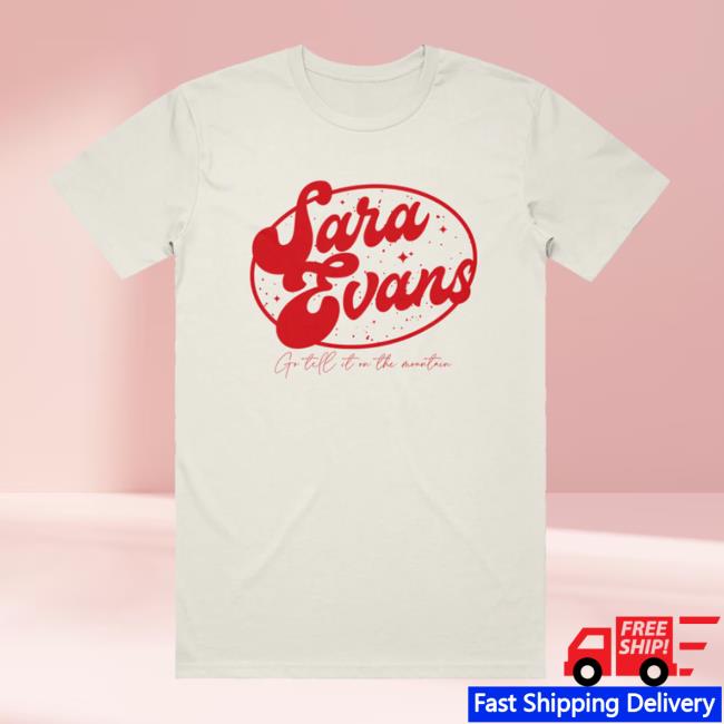 Official Sara Evans Merch Christmas Tour Crewneck Sweatshirt Saraevansstore