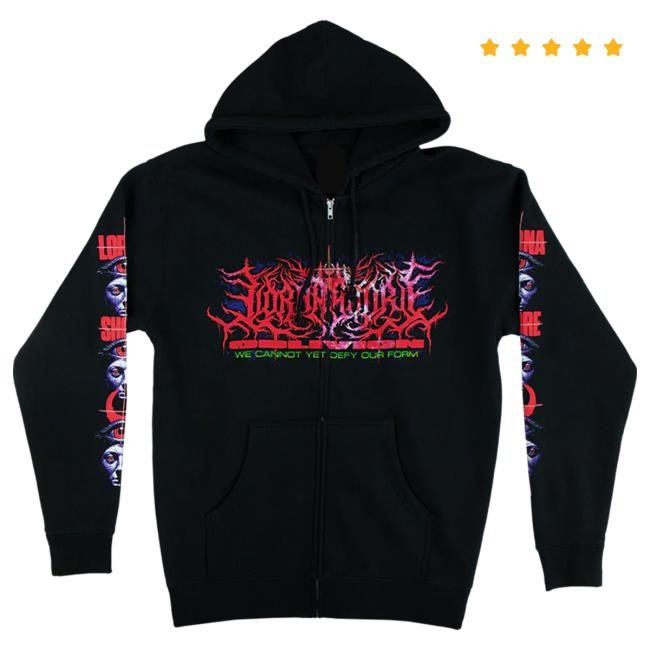 Lorna Shore Space Zip Hoodies Lorna Shore Official Merch Store