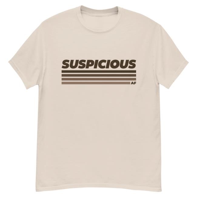 Official Morgan Jay Merch Store Morgan Jay Suspicious AF Shirts Royal