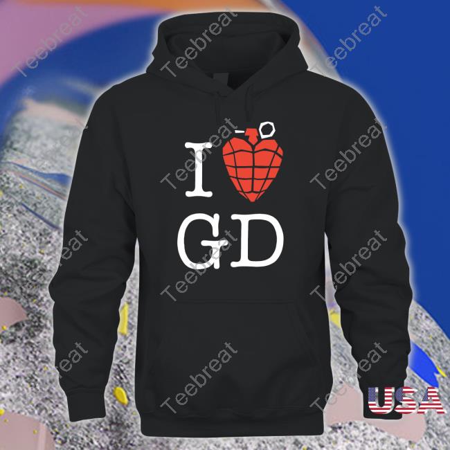 Rockabilia Shop I Love Green Day Shirt Geometry Dash References Long Sleeve Tee
