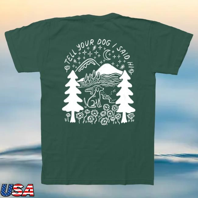 Official We Rate Dogs Merch Outdoorsy Tee - Light Blue