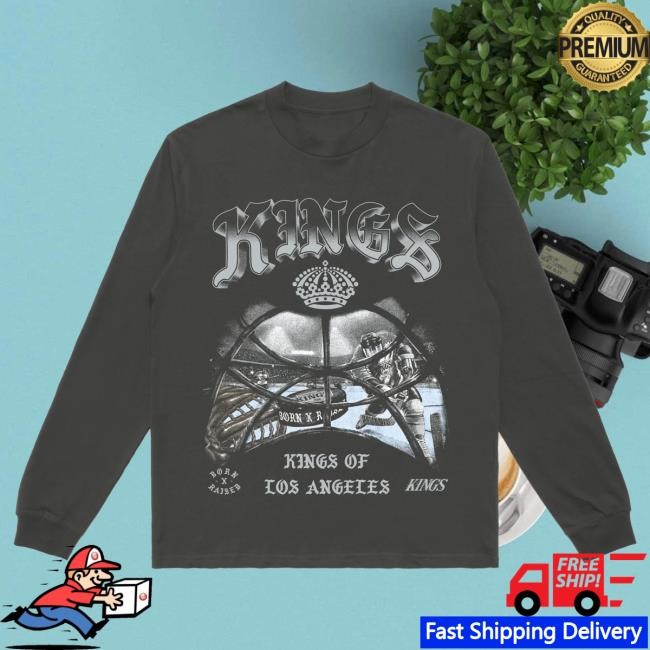 Official Born X Raised Merch Store Shop Born X Raised + Kings Pov Long Sleeve Tees: Vintage Black BornxRaised