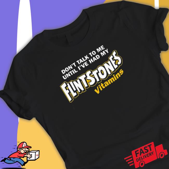 Official Paul don’t talk to me until I’ve had my flintstones vitamins Hooded Sweatshirt