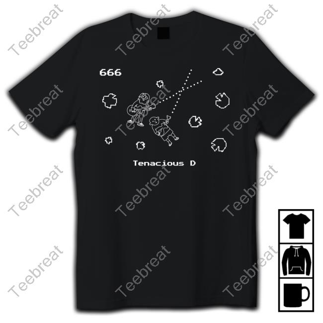 Tenacious D Merch Asteroid Shirt