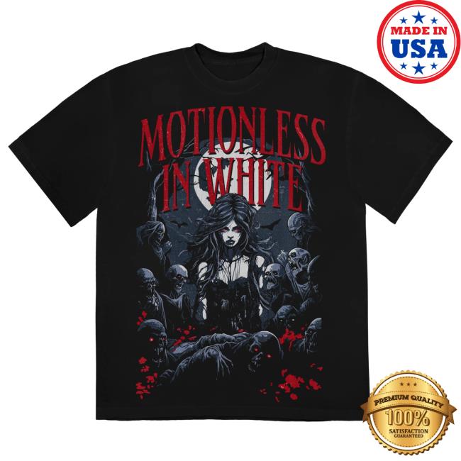 Official Motionless In White Cravings In The Night Tee Shirt