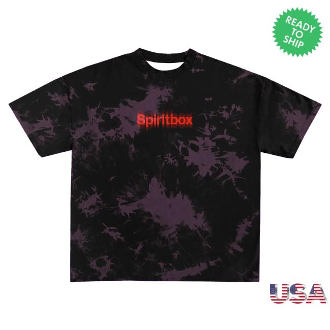Official Spiritbox Merch Store Crimson Key Plum Crystal Dye Tees Spiritbox Clothing Shop Spirit Box