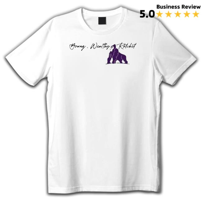Young Wealthy Ratchet GloRilla Burst Ski Mask Shirt