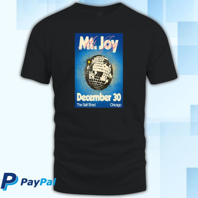 Official Mt. Joy The Salt Shed Dec 30 2023 Chicago Poster Hooded Sweatshirt