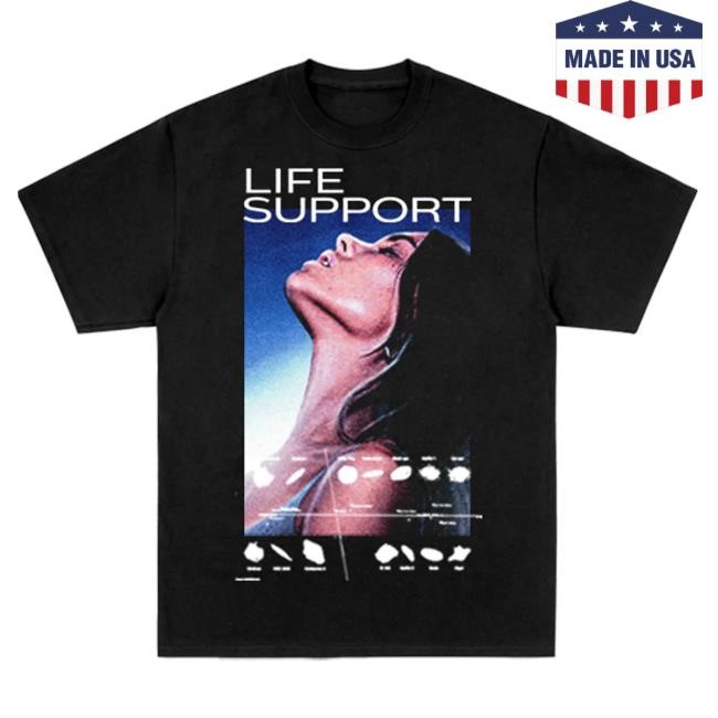 Madison Beer Life Support Tour Eu Art Black New Tee