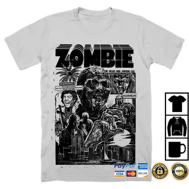 Official Cavity Colors Zombie: The Dead Are Among Us - Shirt (Bone Gray)