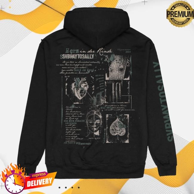Herz in der Rinde Zip Hoodie Subway To Sally | Fanartikel
