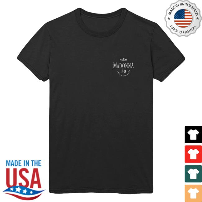 Official Madonna Merch Store Like A Prayer 30Th Anniversary Photo T-Shirt Madonna Louise Ciccone Clothing Shop