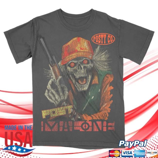 Official Post Malone Merch Store Hunter New Shirt