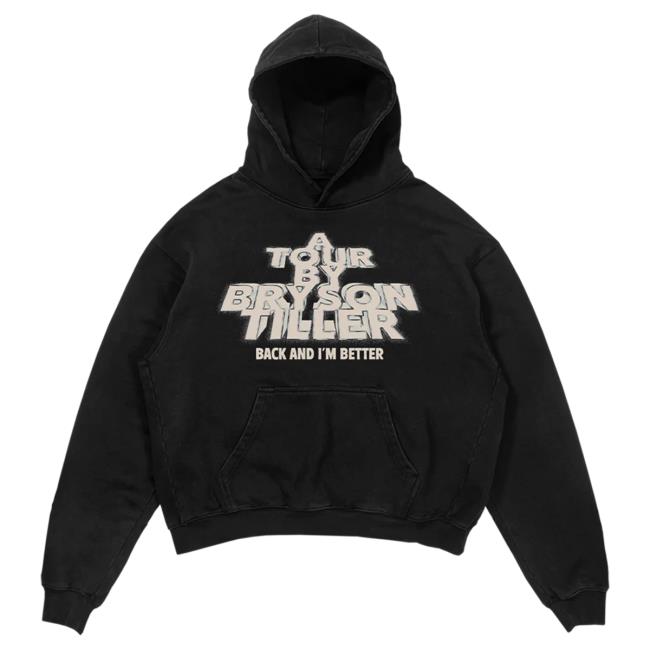 Official Bryson Tiller Merch Store Trapsoul Back And I'm Better Tour Sweater Bryson Tiller Clothing Shop Trap Soul