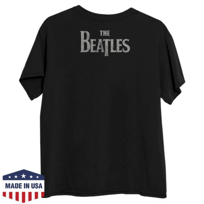 The Beatles Shea Stadium Anniversary Black T-Shirt Legend