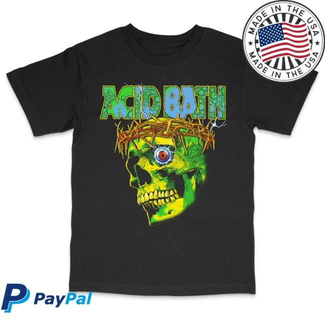 Official Acid Bath Merch Tour Shirts - American Apparel