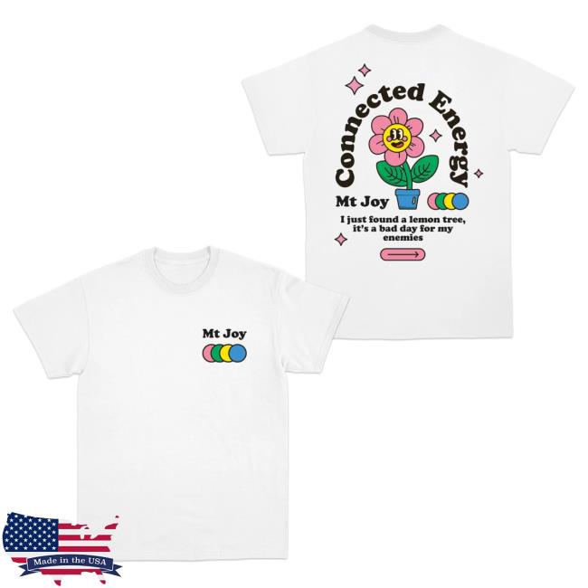 Official Mt Joy Merch Store Mt Joy Connected Energy Shirt Mtjoy Apparel Clothing Shop