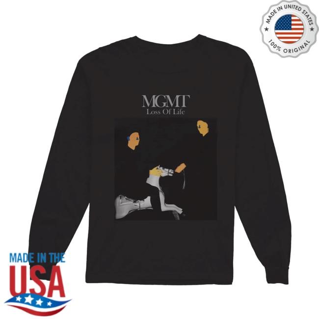 MGMT Official Merch Store Loss Of Life Women's Long Sleeve Tee Bingo Clothing Shop Apparel