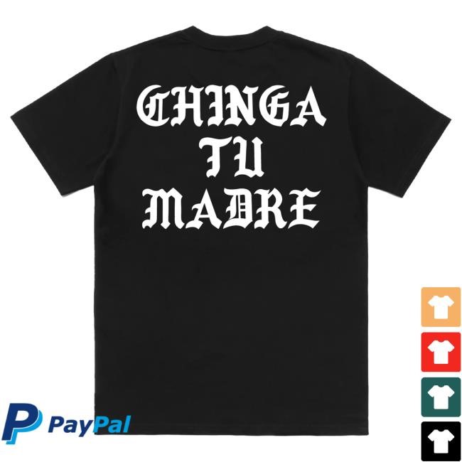 Official Born X Raised Merch Store Shop Chinga Tu Madre Attractive Shirt: Black BornxRaised