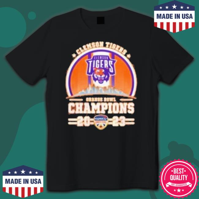 Official Clemson Tigers Orange Bowl Champions 2023 Crewneck Sweatshirt