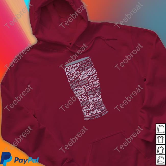 Official Six And Main The Local Pint Cool Blue Hoodie