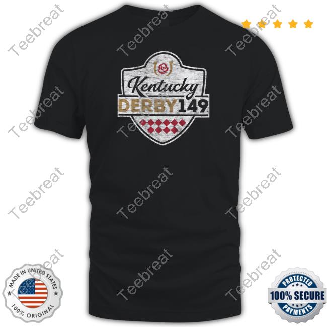 Official Kentucky Derby 47 Black Kentucky Derby 149 Premier Franklin Tee Shirt