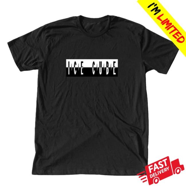 Ice Cube Logo Black Tee