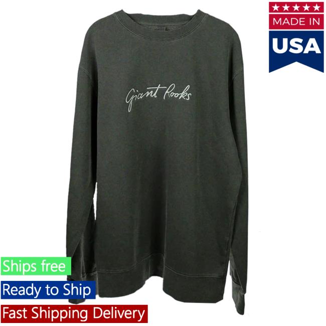 Official Giant Rooks Merch Giant Rooks, Script Pull Over Hoodie