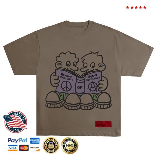 Official Chnge Clothing Respect Existence Shirt New