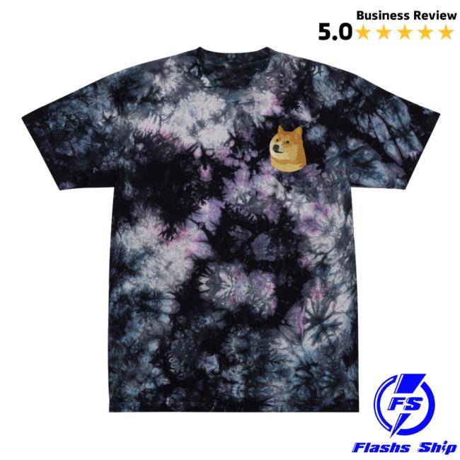 Official Liberty Maniacs Doge Tie-Dye Shirt 2023 Milky Way Libertymaniacs