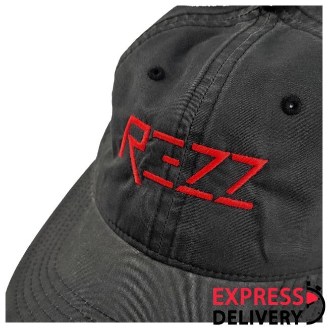 Official Rezz Merch Store Shop Rezz - Logo Faded Dad Hat - Grey