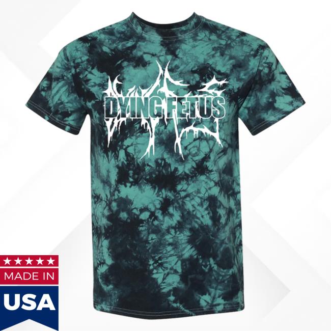 Official Dying Fetus Dual Logo Tie Dye T-Shirt