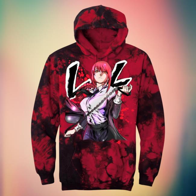 Official Lovers Over Losers Wix Boss Lady Red & Black Tie Dye Crew neck Sweatshirt LoversOverLosers