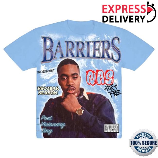Official Barriers Worldwide Clothing Barriers X Nas - Shirt New