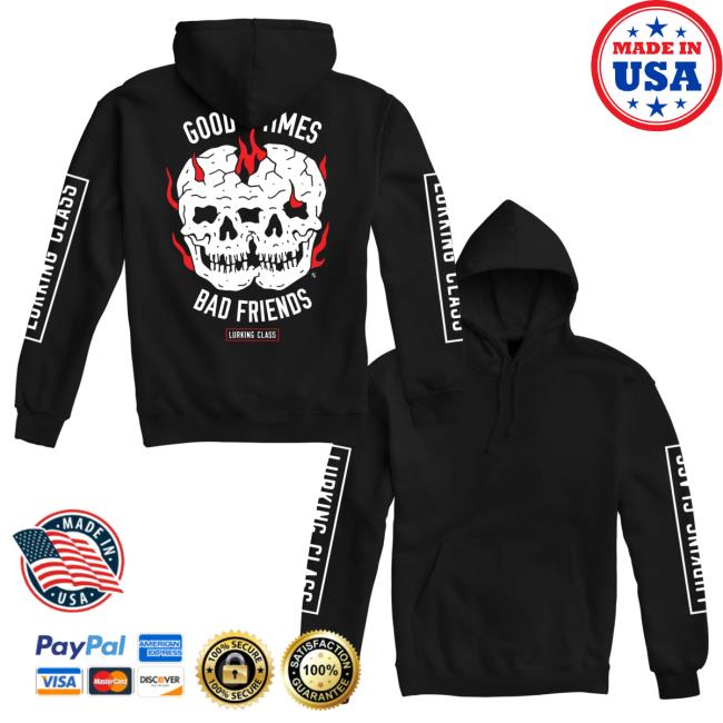 Lurking Class Clothing Bad Friends Skulls Sweatshirt Black LurkingClass