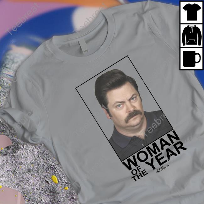 Woman Of The Year Parks And Recreation Long Sleeve Tee Shirt
