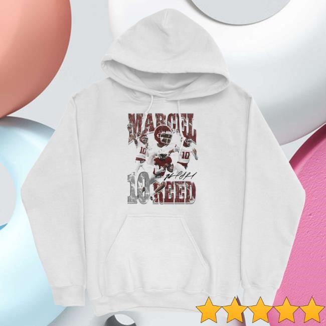 Official Nil Store Merch Shop Marcel Reed Graphic White Crew Neck Sweatshirt