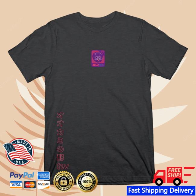Official Sssniperwolf Merch Lia Shelesh Synthwave Black Tee