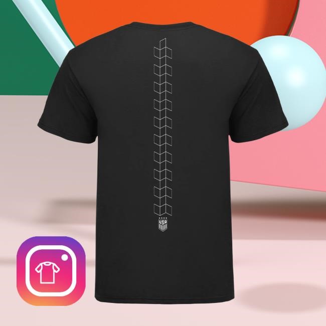 USWNT Upward Black S/S Tee USWNT Upward Black Tee Shirt