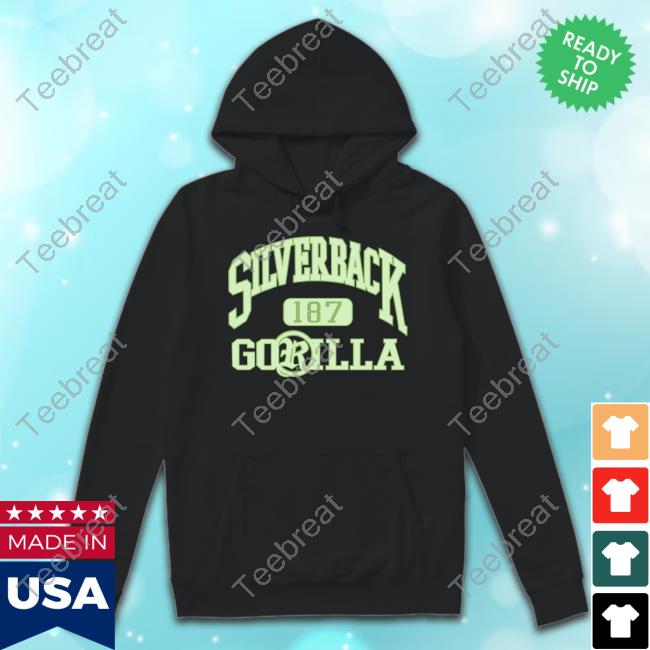 Ramirez Merch Silverback Gorilla Black Tee Shirt