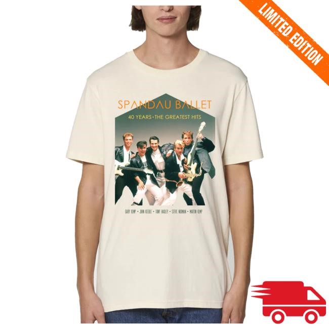 Spandau Ballet Merch 40 Years Greatest Hits Unisex Shirt