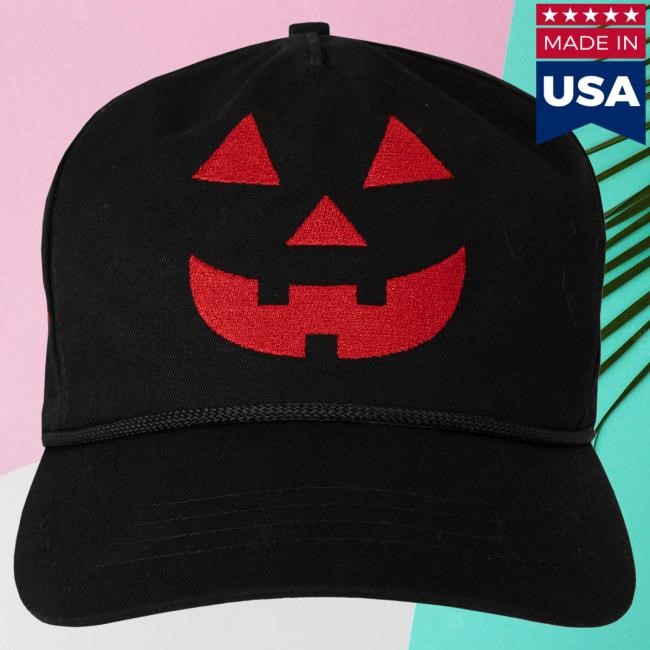 Official Donald Trump Merch Store Jack O’Lantern Cap ’25 Black/Red