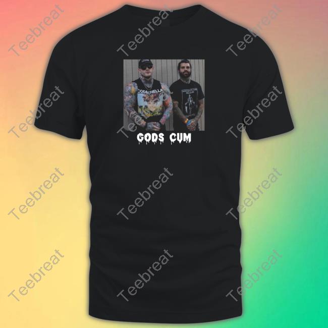 Gifts For Goths Merch Official Gods Cum Shirt