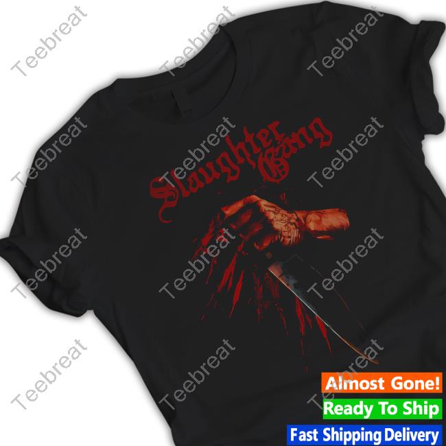 21 Savage Merch Slaughter Gang Knife Splatter Hoodie