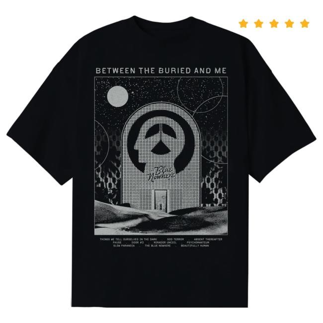 Official Between the Buried and Me TBN Tracklist Tshirt BTBAM