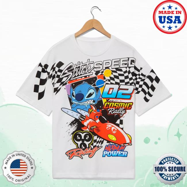 Official Box Lunch Merch Store Box Lunch Disney Lilo & Stitch Cosmic Racing Shirt New BoxLunch Exclusive Box Lunch Apparel Clothing Shop