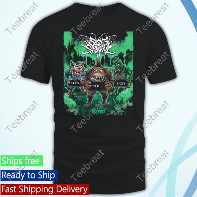 Official Indiemerch Store Signs Of The Swarm FYG Fuck Your God T-Shirt