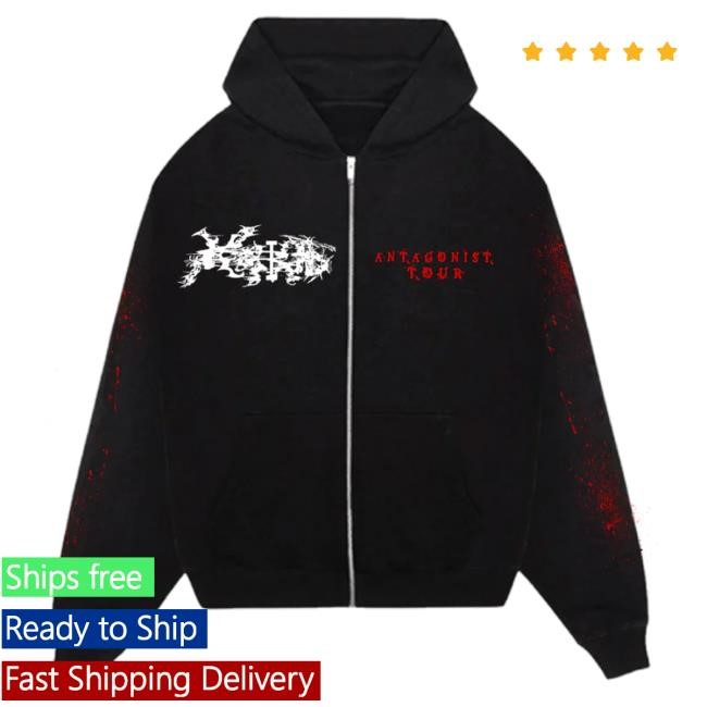 Official Playboi Carti Merch Store Ken Carson XTagonist Tour Zip Hoodies