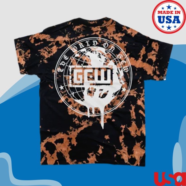 WRLD on GCW Acid Wash Tee GCW Merch