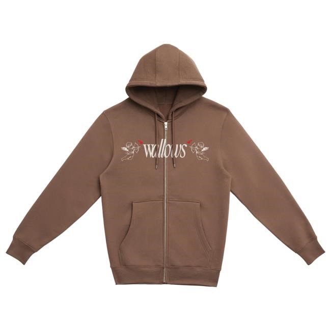 Official Wallows Merch Store Wallows Angel Zip-Up Attractive Hoodie